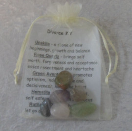 Crystal Healing Tumble Stone Kit - Divorce