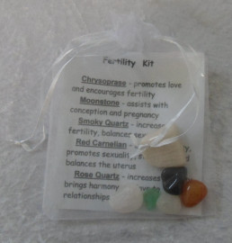 Crystal Healing Tumble Stone Kit - Fertility