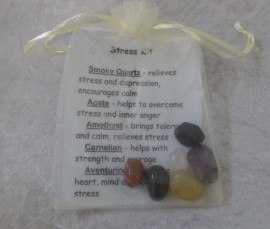 Crystal Healing Tumble Stone Kit - Stress