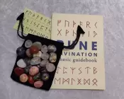 25 Piece Futhark Mixed Gemstone Rune Set