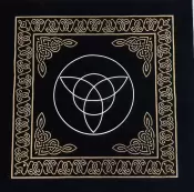 Velvet Triquetra Altar Cloth