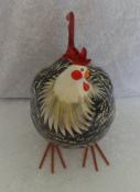 Decorative Ceramic Farmyard Bobble Rooster 