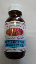 SweetScents Finest Quality English Rose Fragrant Oil 50ml