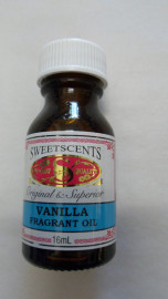 SweetScents Finest Quality Vanilla Fragrant Oil 16ml