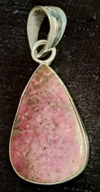 925 Sterling Silver Cobaltoan Calcite Pendant