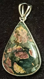 925 Sterling Silver Eudialyte Pendant