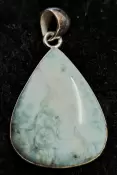 925 Sterling Silver Larimar Pendant 
