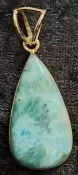 925 Sterling Silver Larimar Pendant