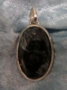 925 Sterling Silver & Seraphinite Pendant