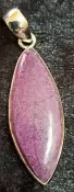 925 Sterling Silver Purpurite Pendant