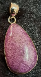 925 Sterling Silver Purpurite Pendant