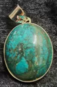 925 Sterling Silver Turquoise Pendant 