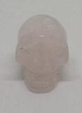 Small Hand Carved Rose Quartz Skull