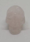 Small Hand Carved Rose Quartz Skull