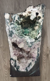 Rare Natural Amethyst & Chalcedony Cave