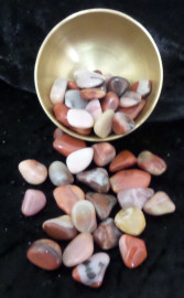 Vogelsite Agate Tumbled Stone