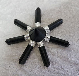 Seven (7) Point Black Tourmaline Generator