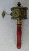 Blessed Tibetan Buddhist Prayer Wheel (Medium) Handcrafted in Tibet